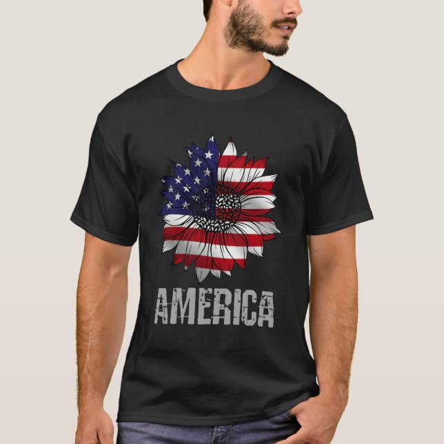 Flower America T-Shirt (Front)
