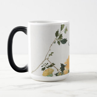 Flower and Bee Nature Art Design  Magic Mug