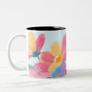Flower and chic Two-Tone coffee mug