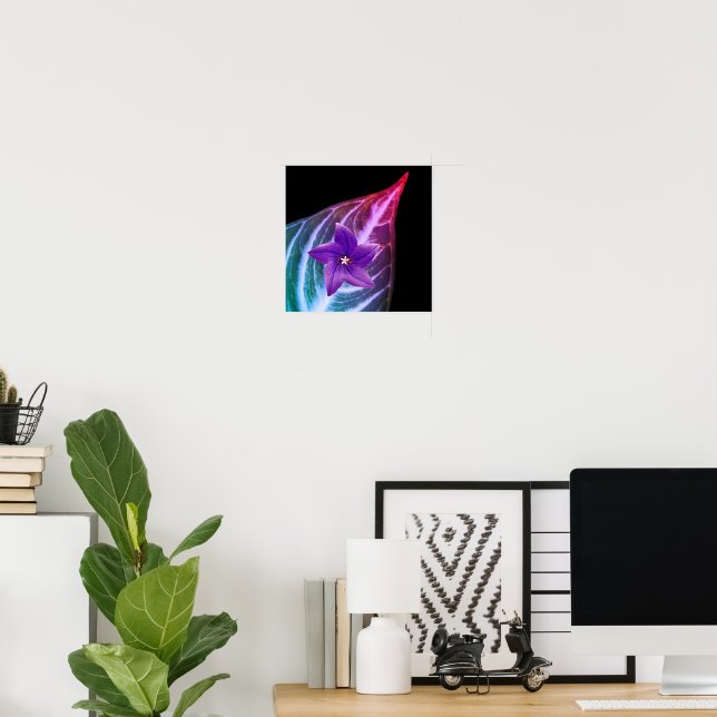 Flower and Leaf Print, Value Poster Paper (Matte) (Home Office)