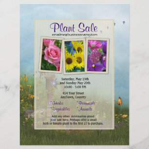 Flower and Plant Sale Flyer