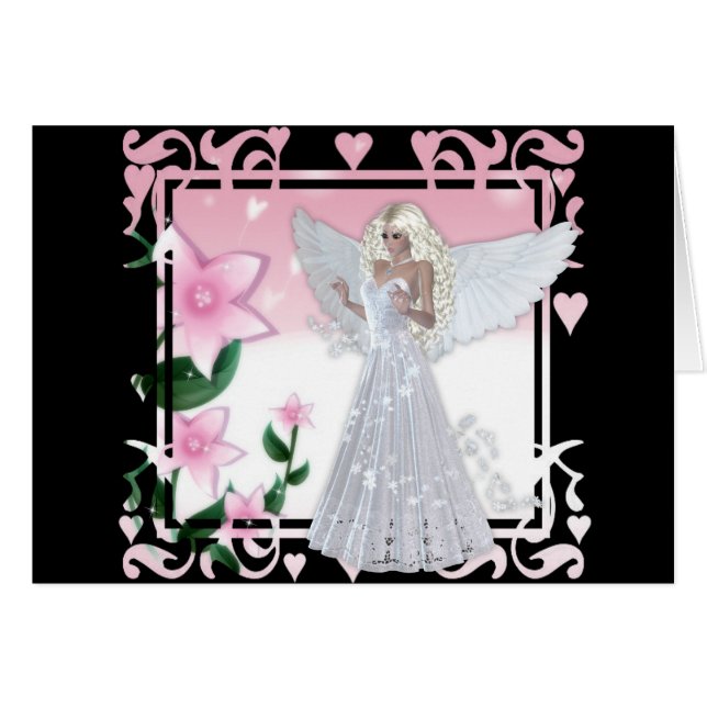 Flower Angel Design (Front Horizontal)