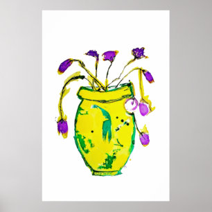 Flower Arrangement Art Poster