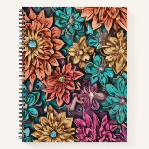 Flower arrangement notebook