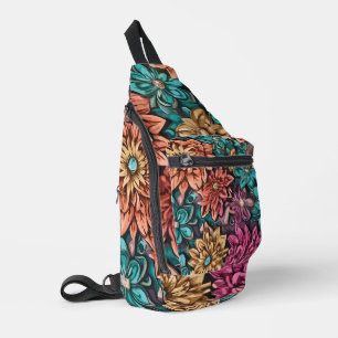 Flower arrangement sling bag