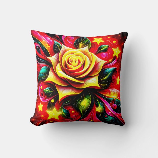 Flower Art Cushion (Front)