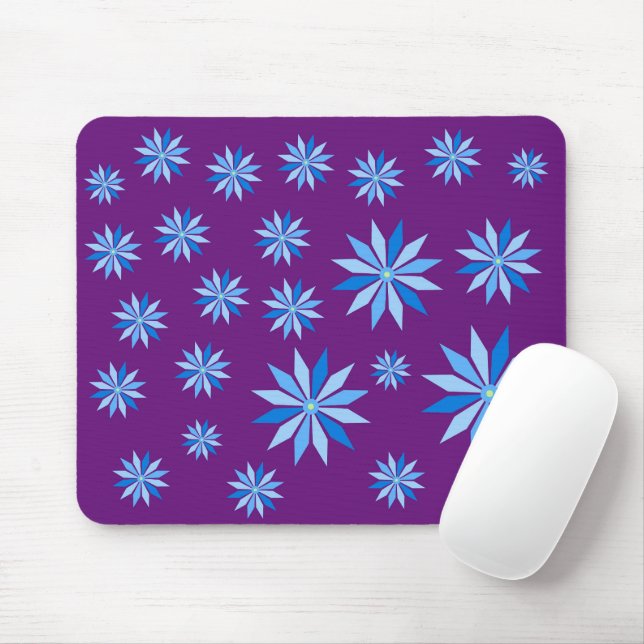 flower art for gift mouse pad (With Mouse)