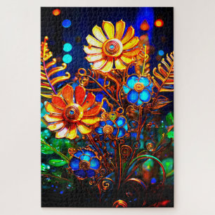 Flower Art Jigsaw Puzzle