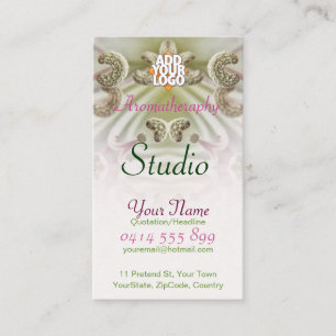 Flower Art Macro : Stamen Butterfly Business Card