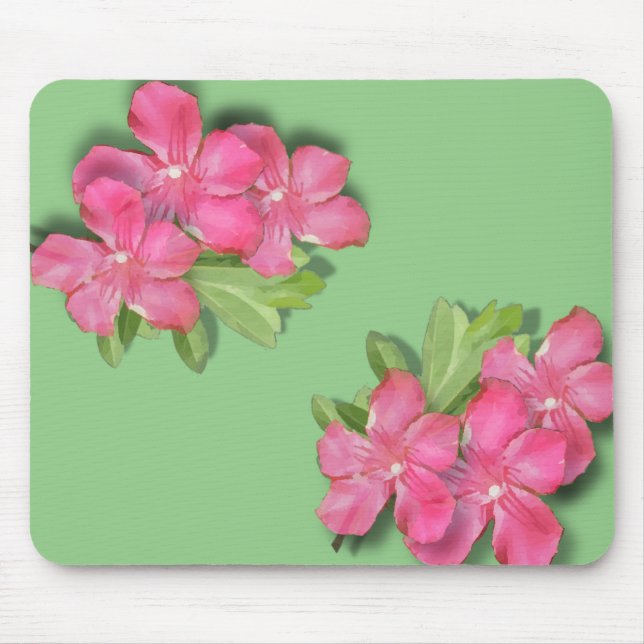 Flower Art on Mouse Pad (Front)