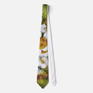Flower Art Painting Tie