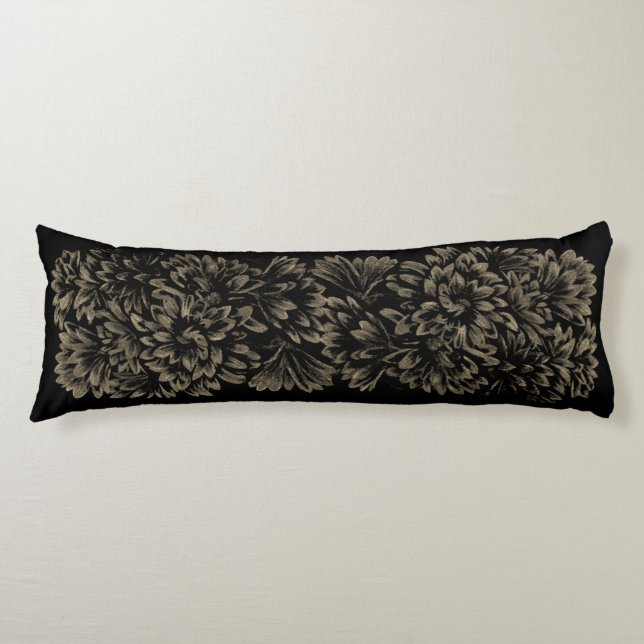 Flower Art Pillow Floral Art Throw Pillows (Front)