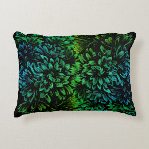 Flower Art Pillow Floral Art Throw Pillows