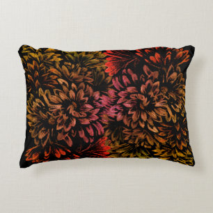 Flower Art Pillow Floral Art Throw Pillows