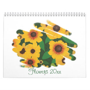 Flower Artwork Calendar by CherylsArt 20xx