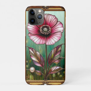 Flower Artwork in Elegant Golden Frame Case-Mate iPhone Case