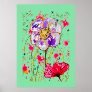 Flower Artwork Poster