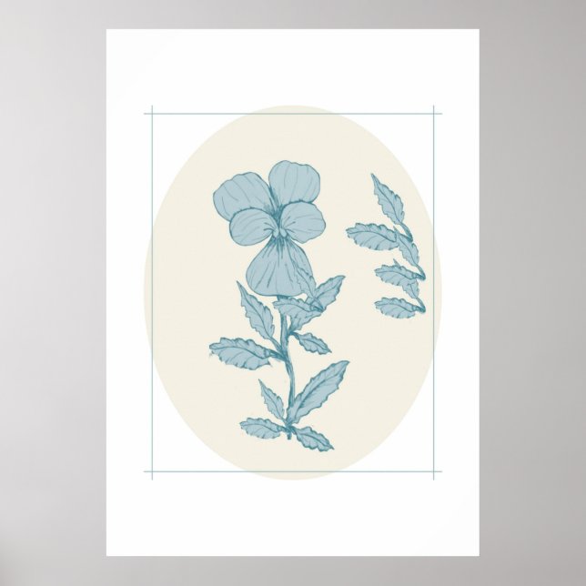 Flower Artwork Poster (Front)