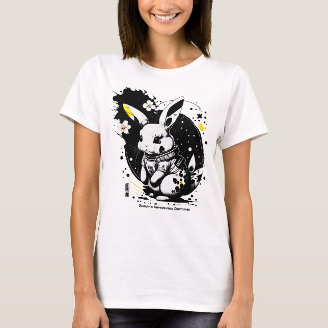 Flower Astronaut - T-Shirt (Front)