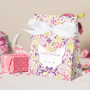 Flower baby favour box