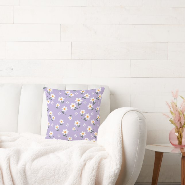 Flower Background Cushion (Couch)