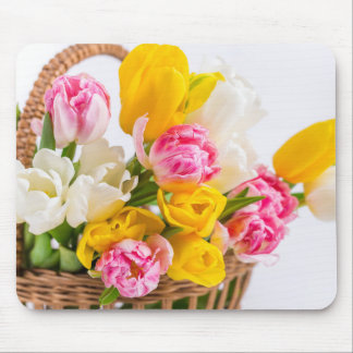 Flower Basket Mouse Pad