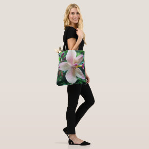 FLOWER BEAUTY TO SHOPPING TOTE BAG