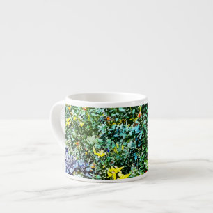 Flower Bed in Monet's Garden Espresso Cup