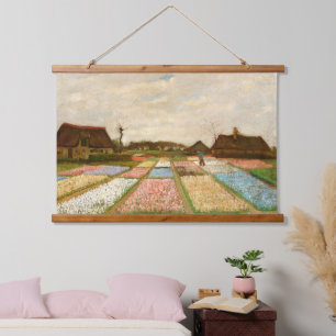 Flower Beds in Holland by Vincent Van Gogh Hanging Tapestry