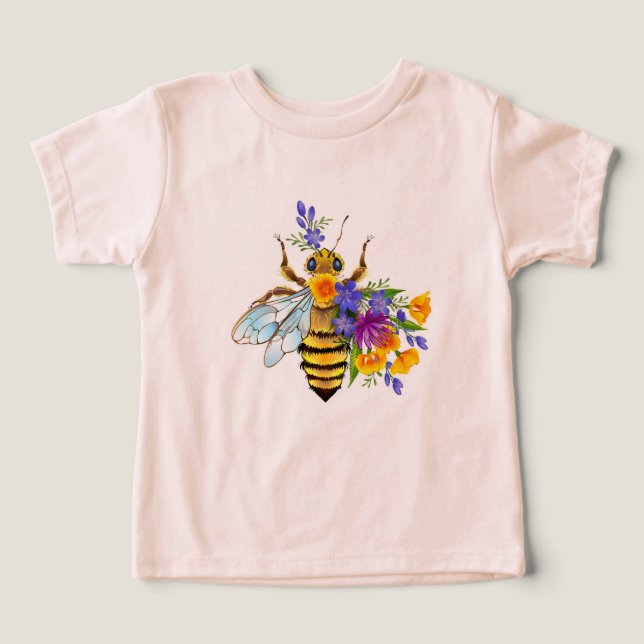 Flower bee with wild plants (Design Front)