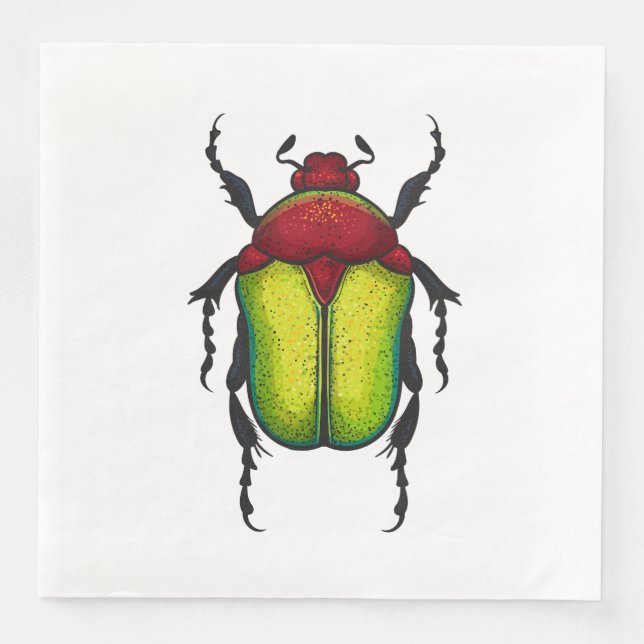 Flower beetle napkin (Front)