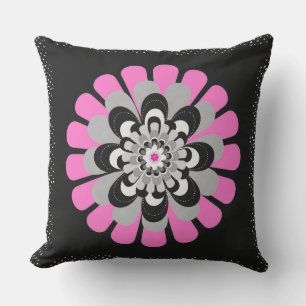 Flower Bloom Blush Cushion