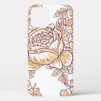 Flower blossom. Abstract elegance seamless pattern