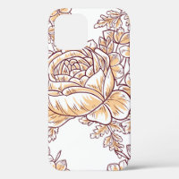 Flower blossom. Abstract elegance seamless pattern