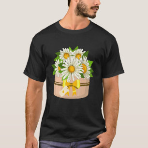 Flower Blossom Boquet Nature Plant Gardener Daisy T-Shirt