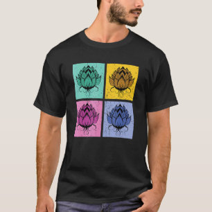 Flower Blossom Spiritual Yoga Asian Pilates Pop Lo T-Shirt