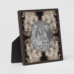 Flower Blossoms Abstract Add Your Photo Plaque