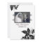 Flower Blossoms Anniversary Party Invite (black)