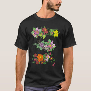 Flower Blossoms Gardening Floral Beautiful Vintage T-Shirt