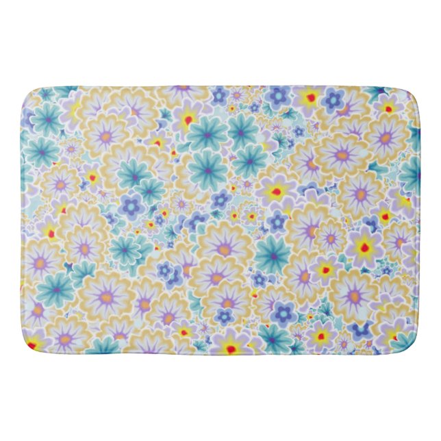 flower bomb2 bath mat (Front)