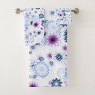 flower bomb 4 bath towel set