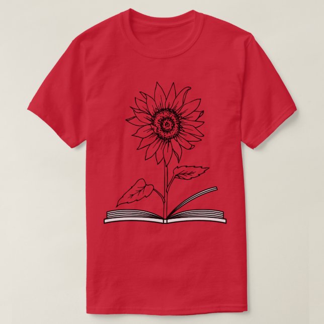 Flower Books 8 T-Shirt (Design Front)