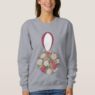 Flower Bouquet Bride Bridesmaid Wedding Sweatshirt