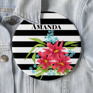 Flower bouquet button