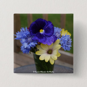 Flower Bouquet- Button