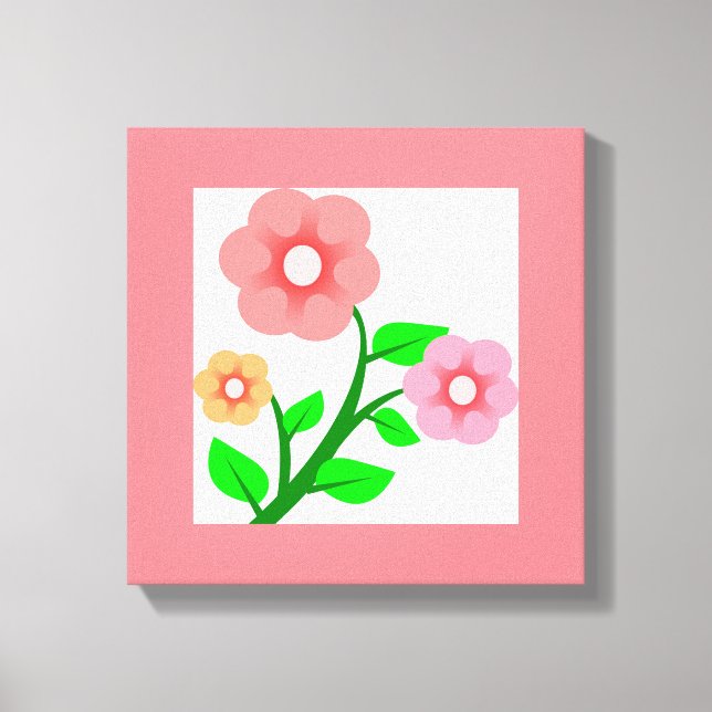 FLOWER BOUQUET CANVAS PRINT (Front)