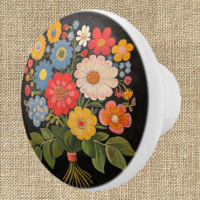 Flower Bouquet Ceramic Knob (Creator Uploaded)