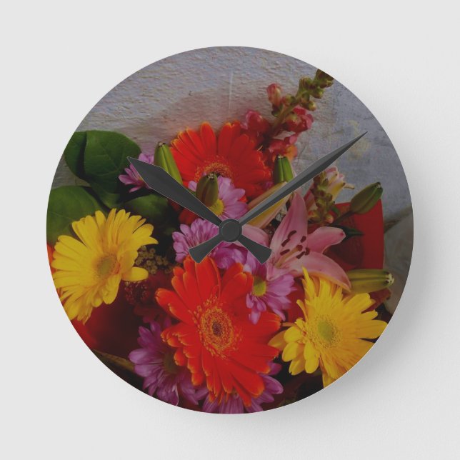 flower bouquet clock (Front)