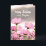 Flower Bouquet Daughter Birthday Christian Card<br><div class="desc">Vintage Flower Bouquet for your Daughter Birthday  inside verse includes May you be showered with God's love and joy on your special day and every day</div>