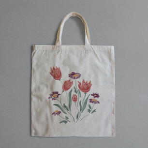 Flower Bouquet Delicate Floral Arrangements Tote Bag